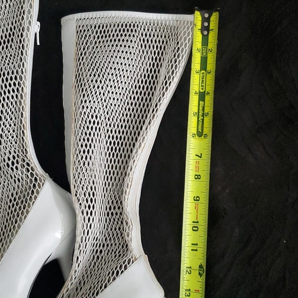 Fishnet High Heel Boot - Picture 5 of 10